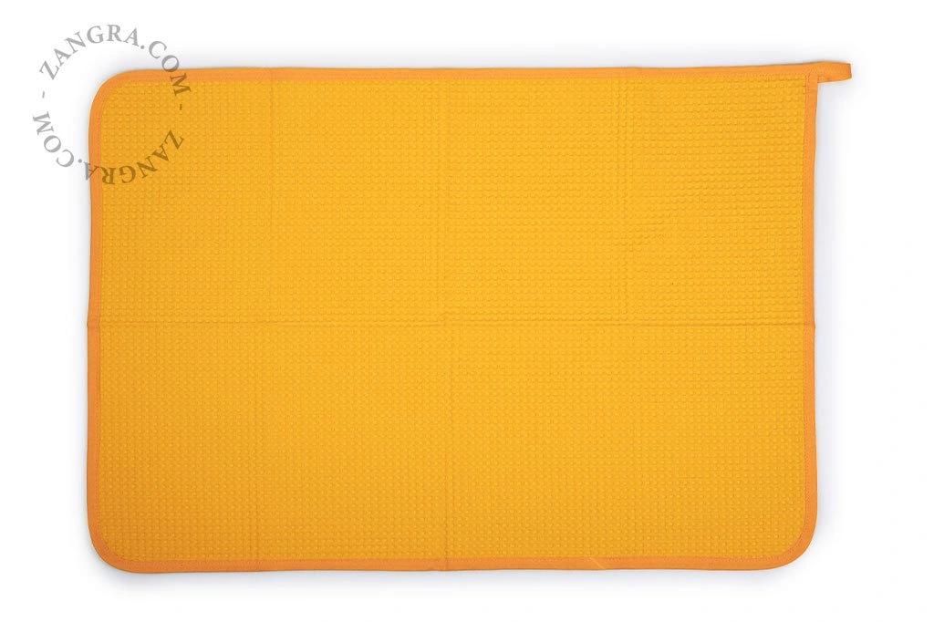 vierkante, retro keukenhanddoek