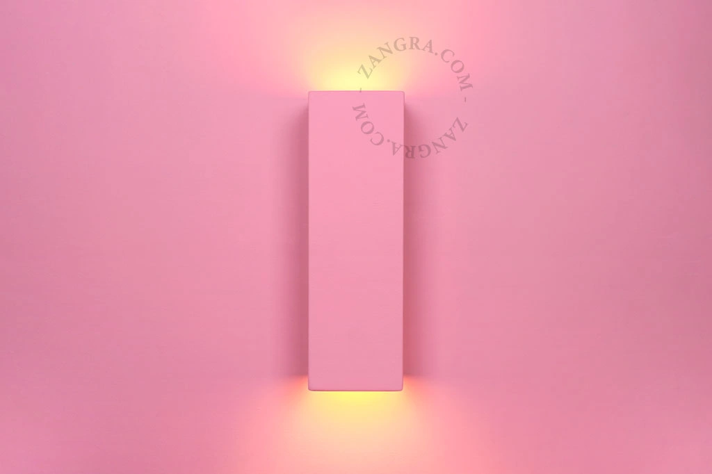 paintable plaster up & down wall light Carlos - 22 cm