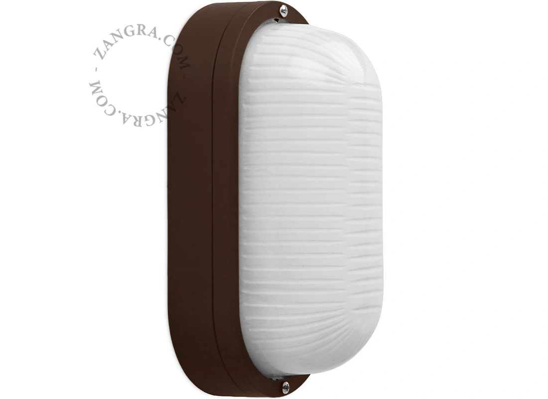 brown bulkhead light Dalida - IP44
