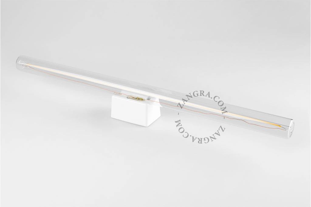 lampe S14d en porcelaine blanche - 50 cm