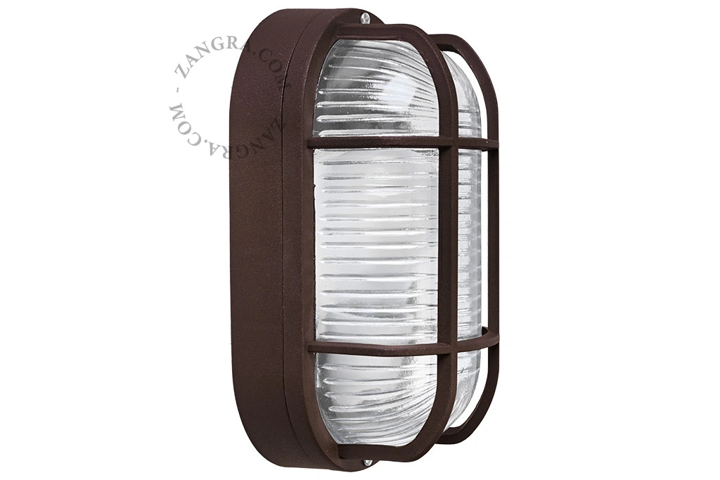 braune vergitterte Schiffslampe Benji - IP44