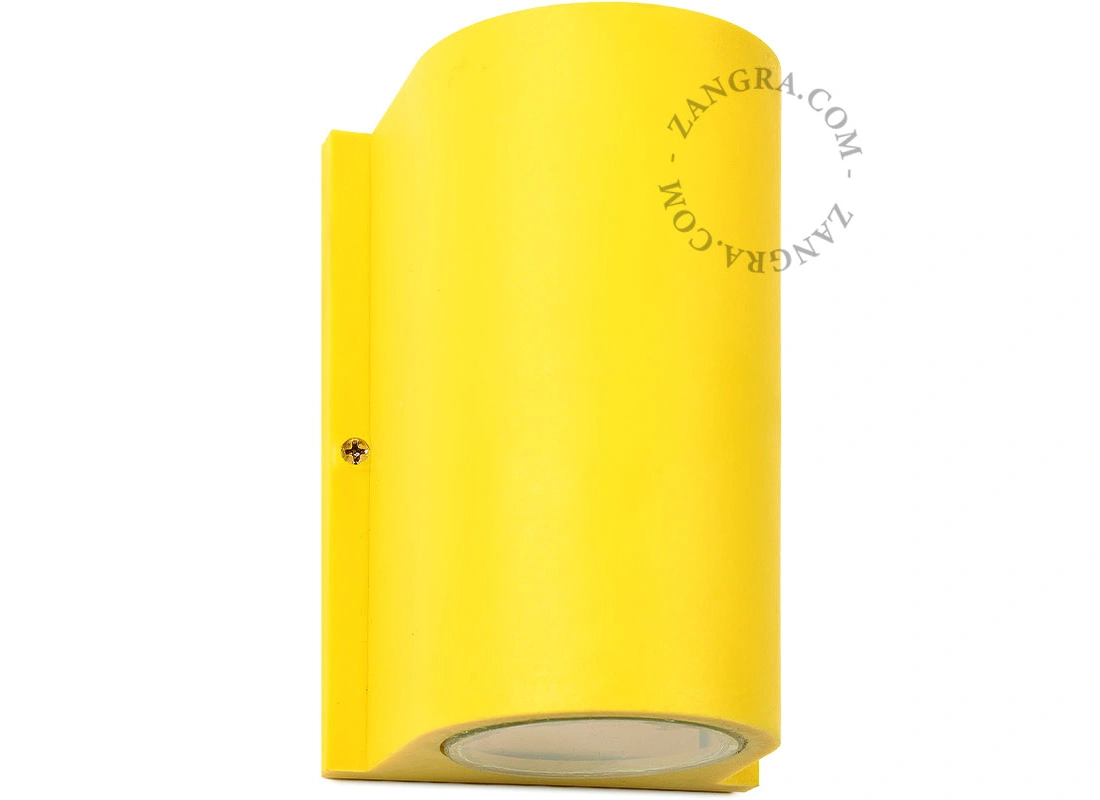 żółta lampa ścienna góra - dół Eline - IP44