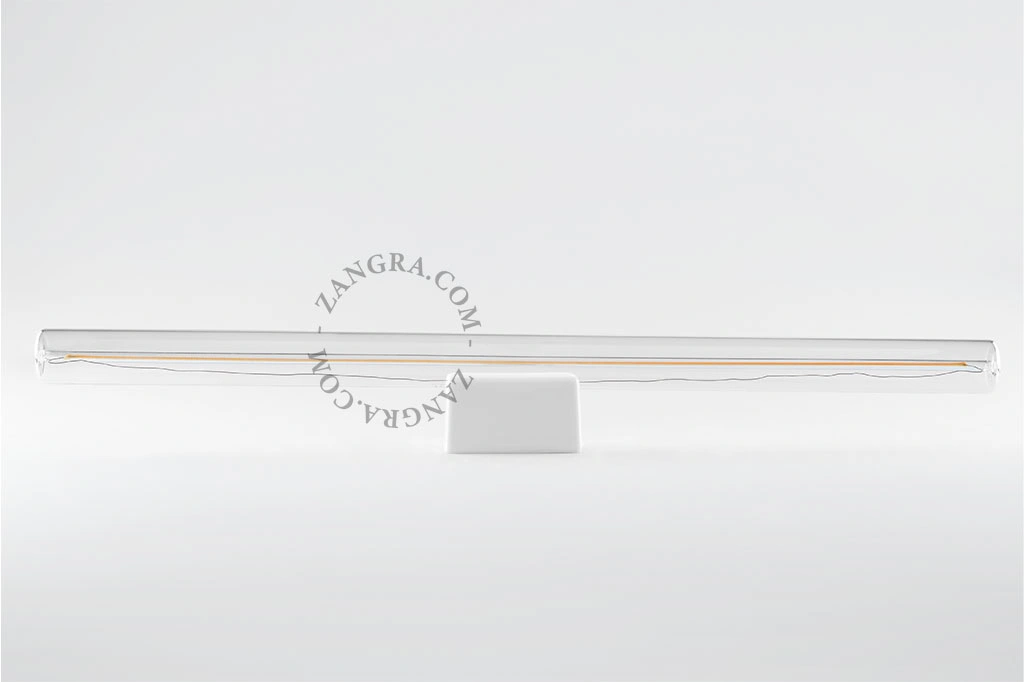 lampe S14d en porcelaine blanche - 50 cm