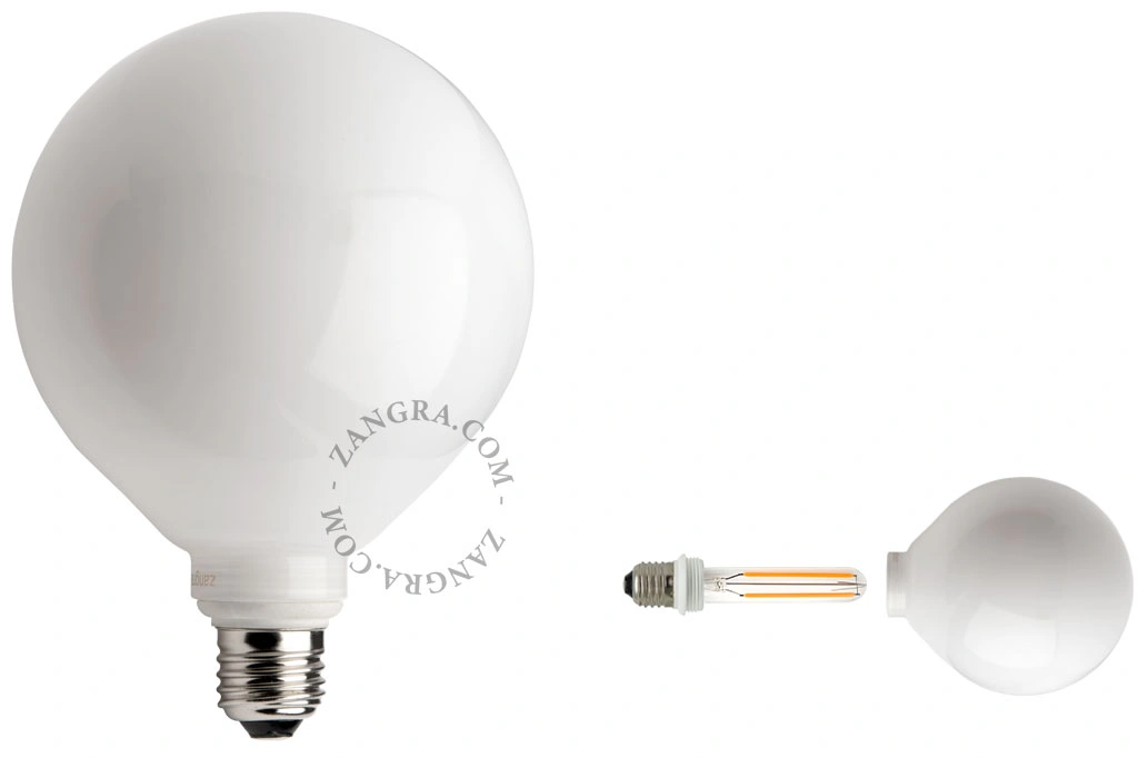 E27 dimmbare LED-Glühbirne mit Glühfaden - Opalglas - 2700K - 4W