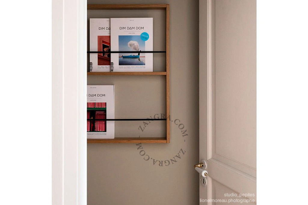 white porcelain and brass double door handle