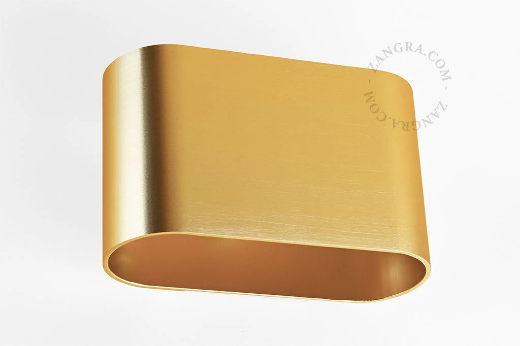 goldene Up&Down-Wandleuchte Caramel