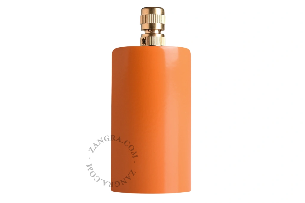 lacquered socket - orange
