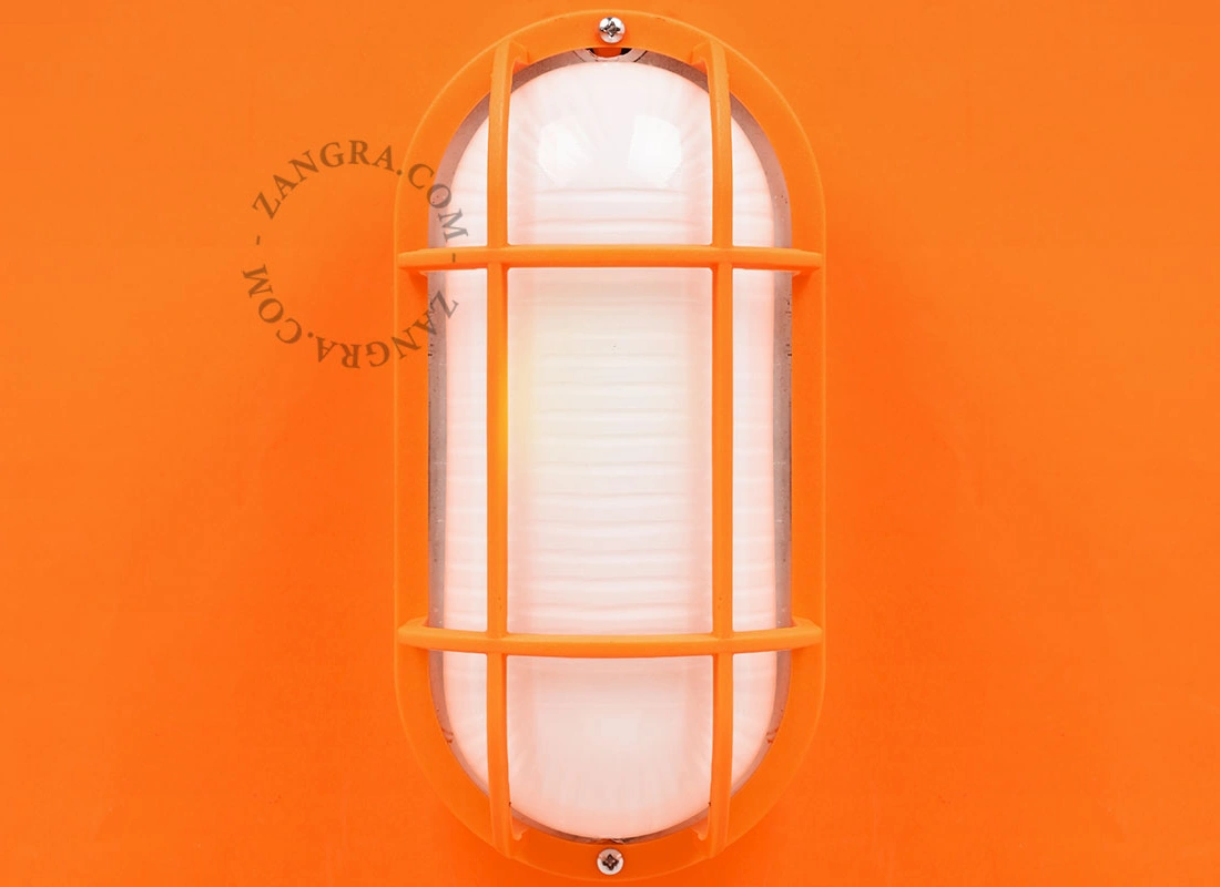 pomarańczowa lampa grodziowa Benji - IP44