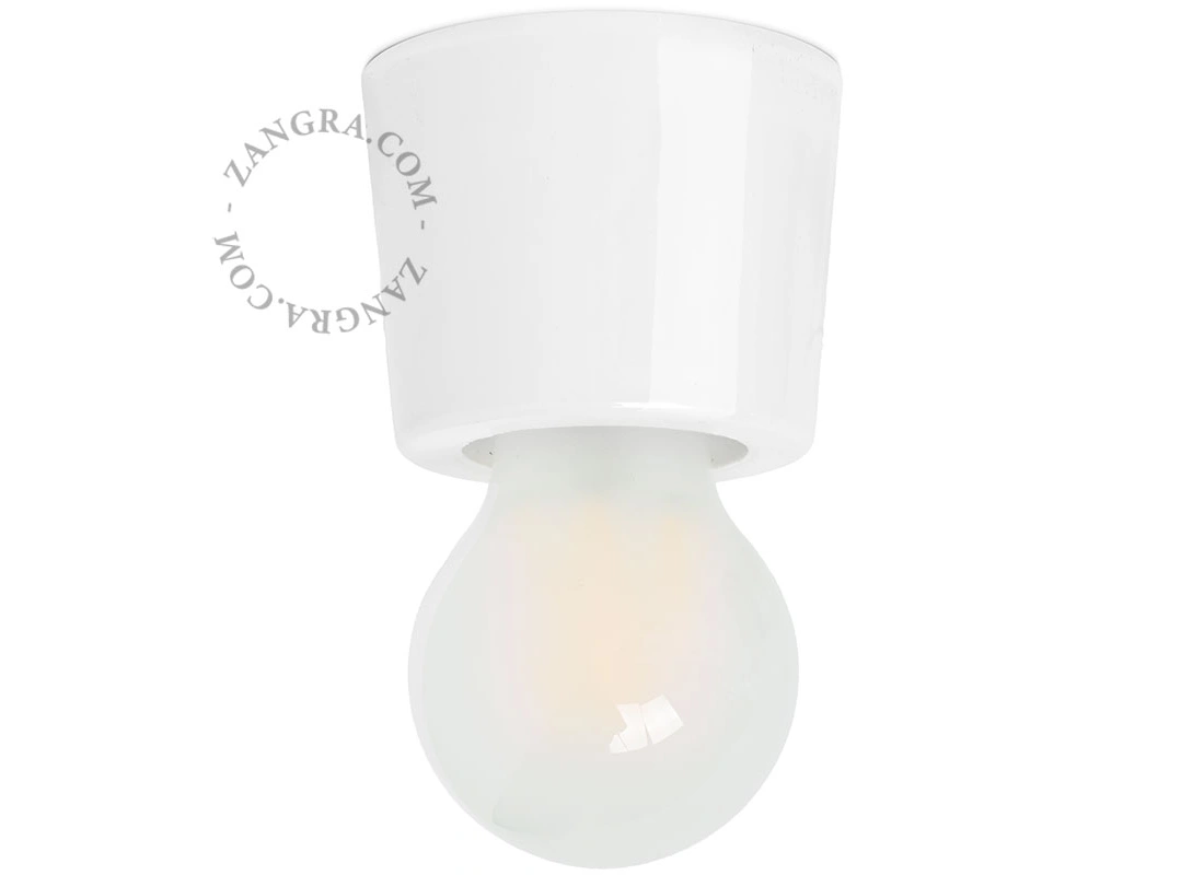 biała porcelanowa lampa Annie