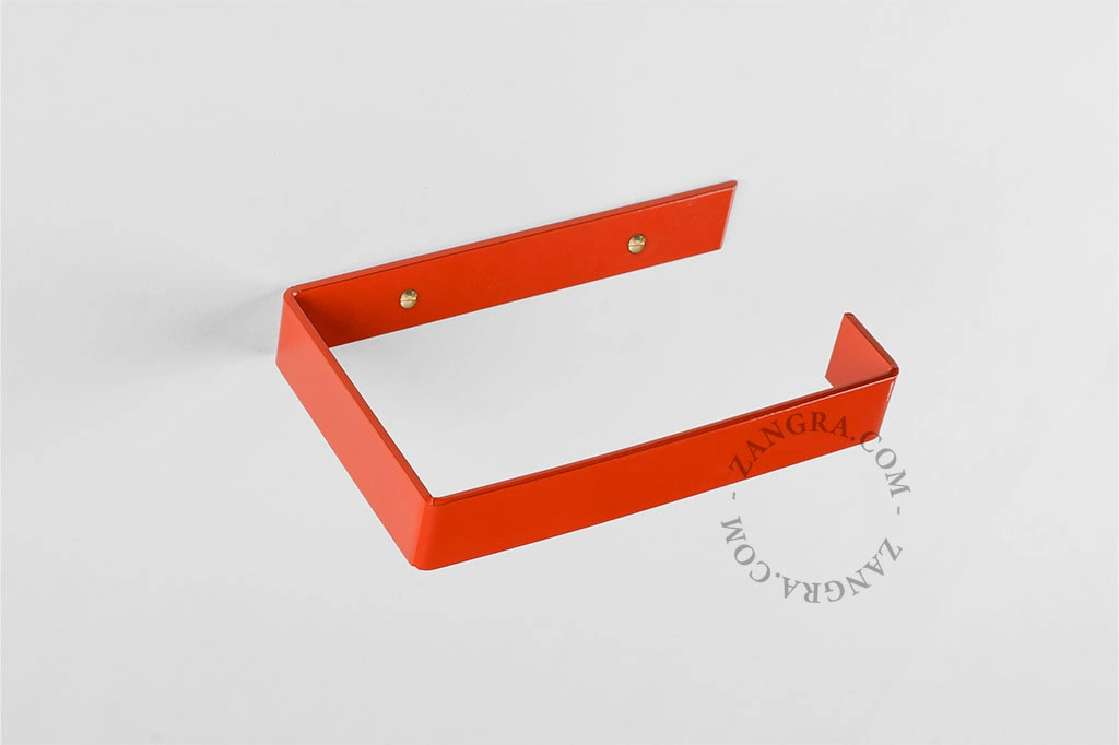 suporte papel higiênico Abel - vermelho