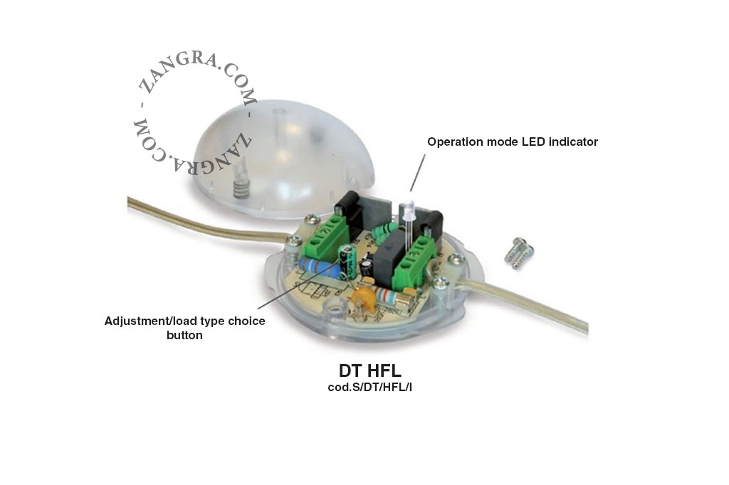 foot switch with dimmer transparent