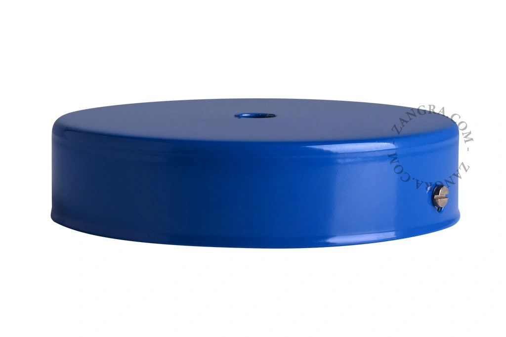 lacquered ceiling rose - blue