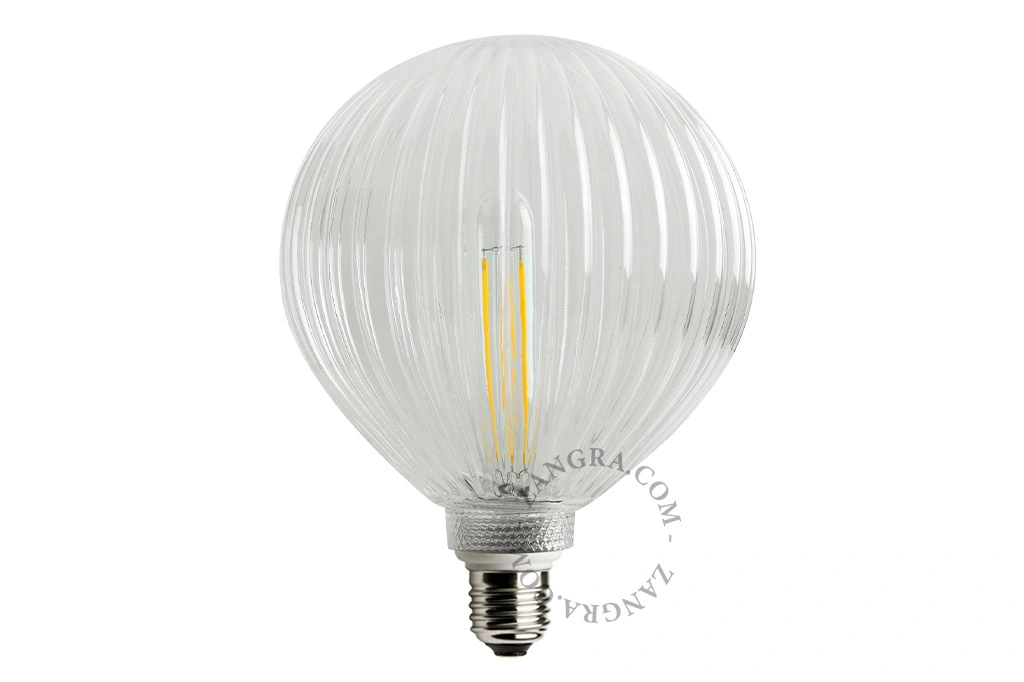 E27 dimbar filament LED ljuskälla - linjer - 2700K - 4W