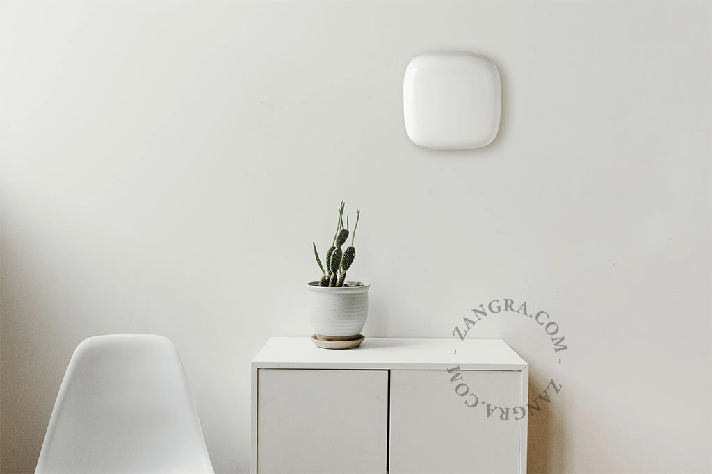 lampada da parete o da soffitto in vetro soffiato - 25 cm