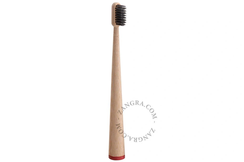 self standing bamboo toothbrush