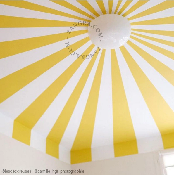 lampada da parete o da soffitto in vetro soffiato - Ø 25 cm