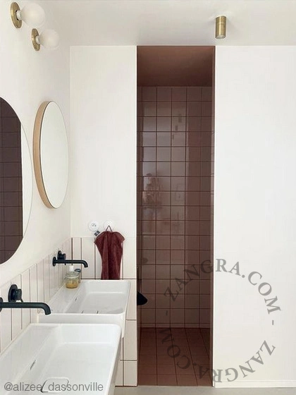 takspotlight i mässing för utomhusbruk eller badrum  Ø 6 cm - IP64