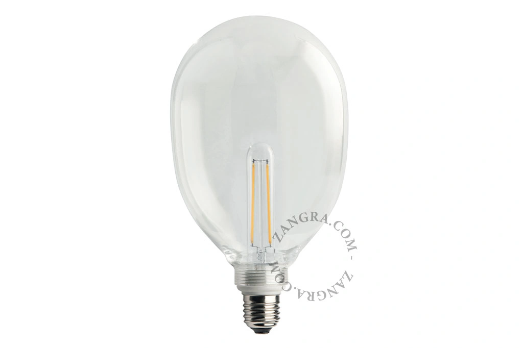 E27 dimbar filament LED ljuskälla - ballong - 2700K - 4W