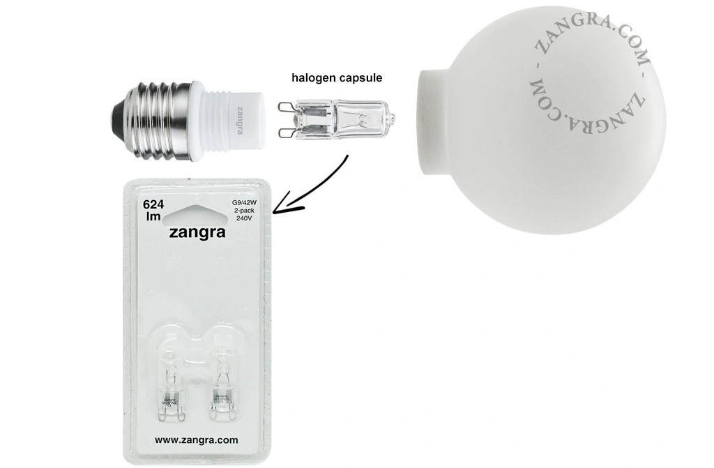 2 lampadine alogene G9 - 42W