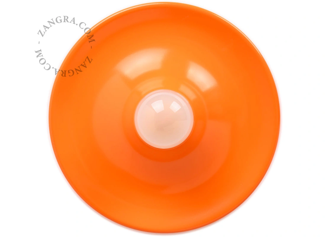orange Space Age lampe Eli - Ø 26 cm
