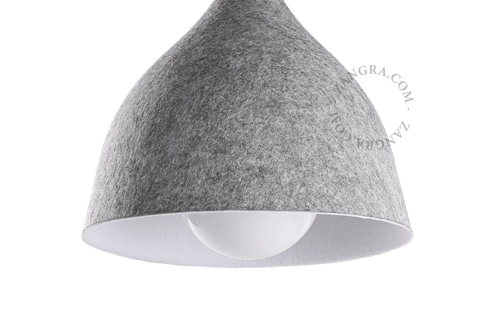 akustisk lampe i filt Charles