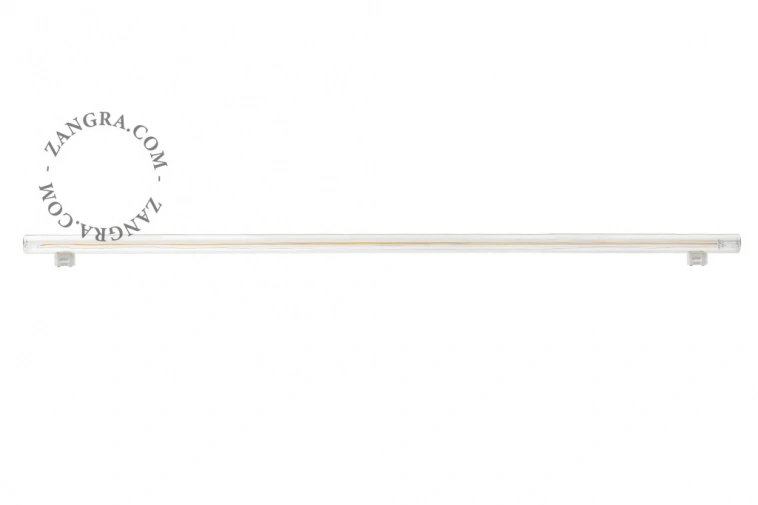 ampoule tubulaire LED S14s - verre clair - 100 cm