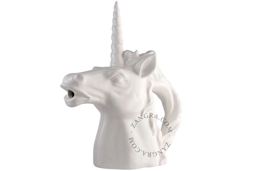 ceramic unicorn pitcher