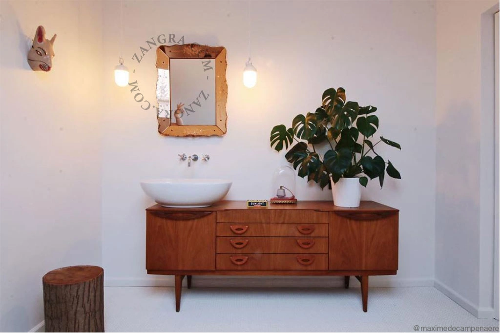 hanglamp van porselein en glas  - IP54