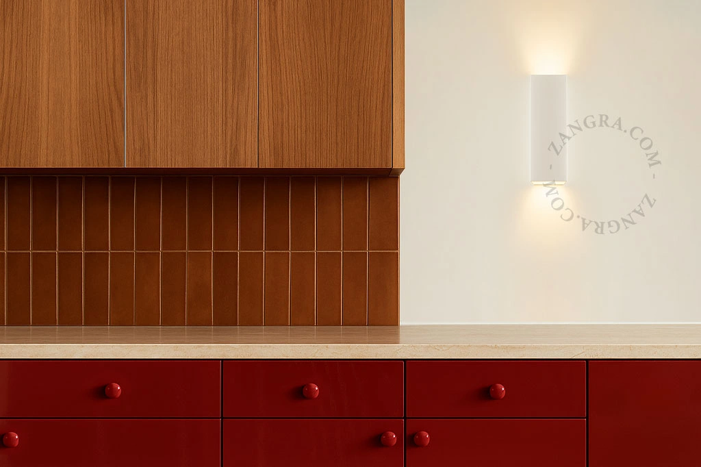 paintable plaster up & down wall light Carlos - 22 cm