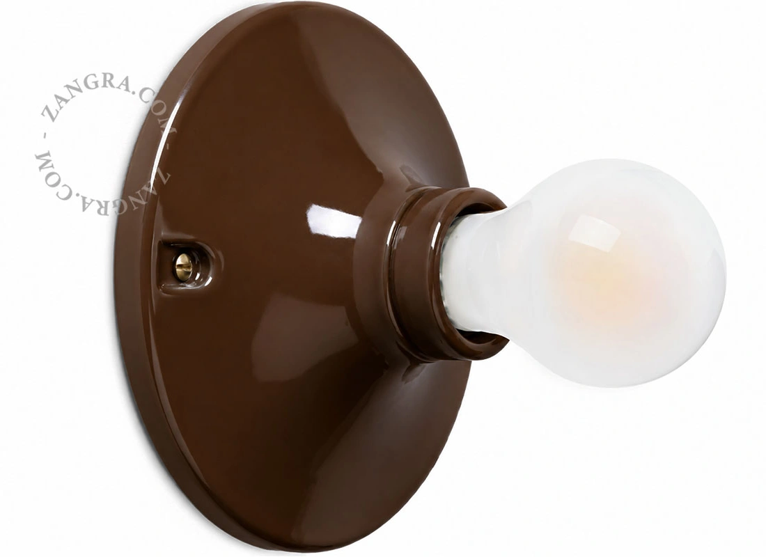 brown porcelain lamp Dali