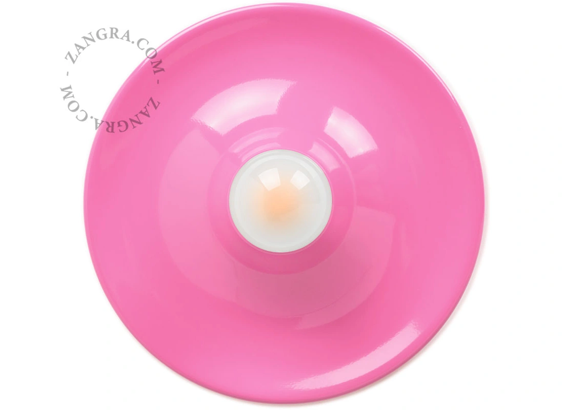 pink Space Age lampe Eli - Ø 26 cm