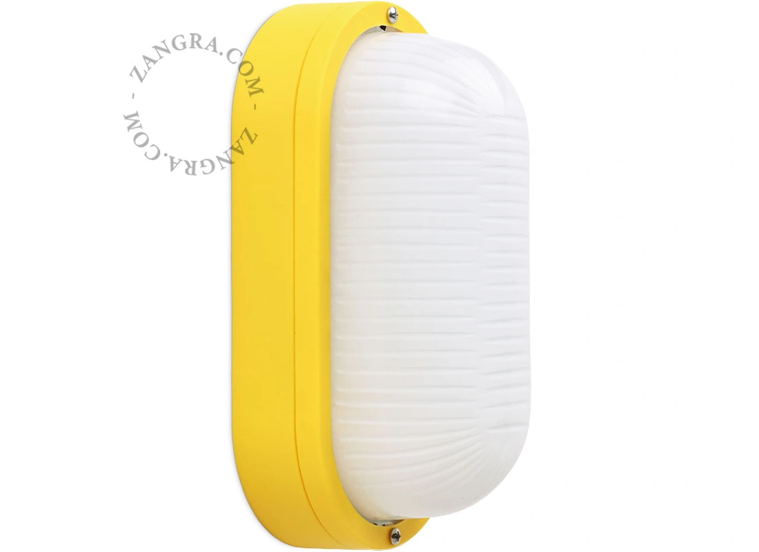żółta wodoodporna lampa Dalida – IP44