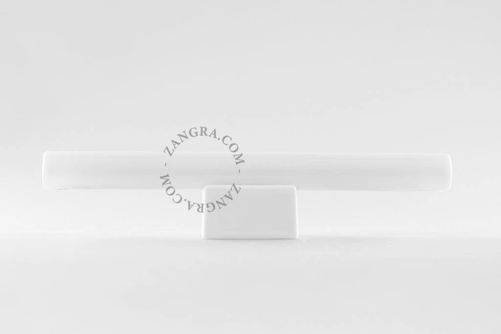 candeeiro S14d em porcelana branca - 30 cm
