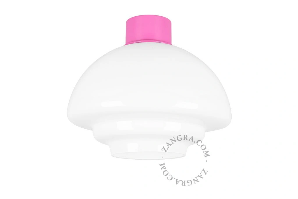 roze Art Deco lamp, Dores