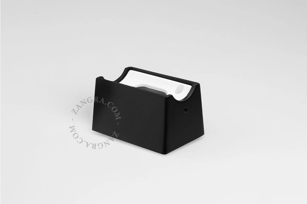 casquilho preto S14d para lâmpada linear