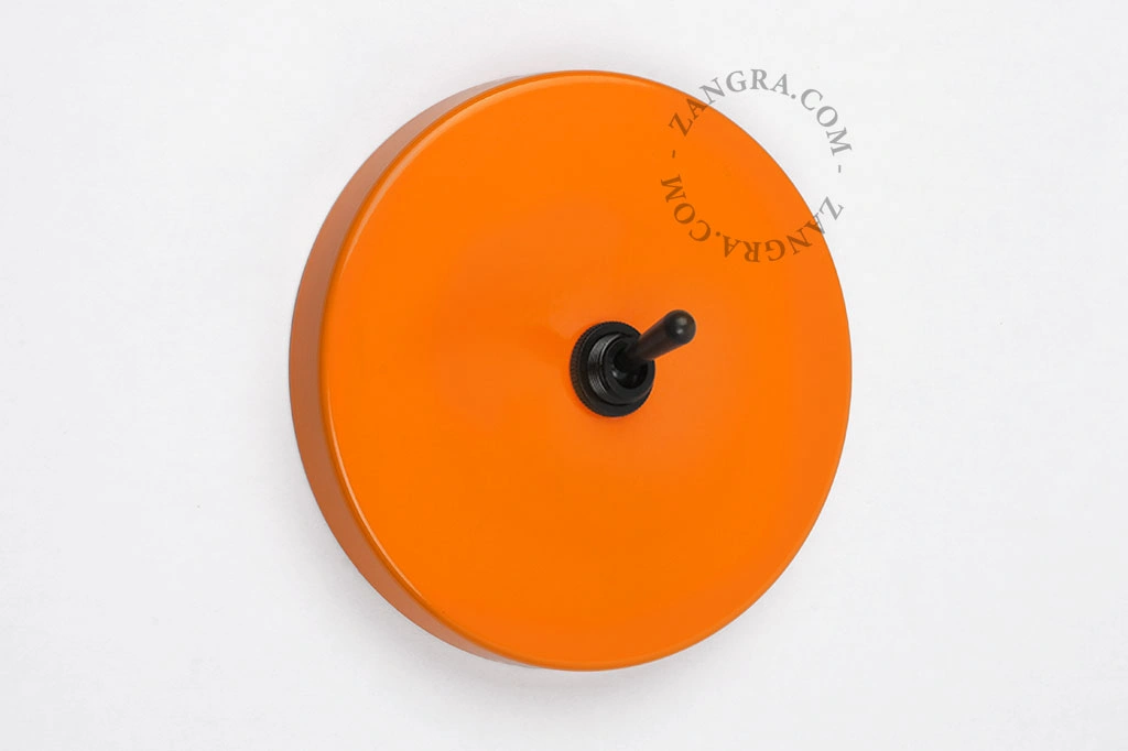 Wechsel-/Einfachschalter – orange/schwarz