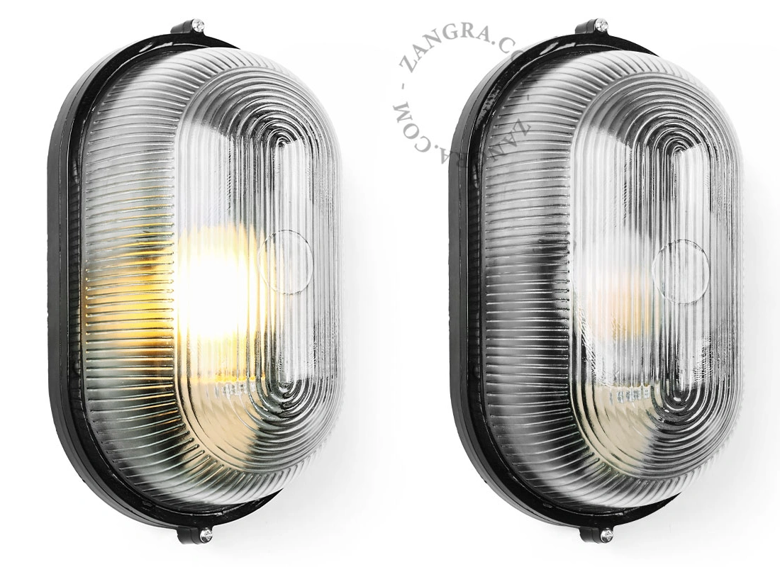 candeeiro exterior preto Dijon - IP54