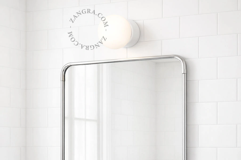 aplique o plafón de porcelana blanca Dani - IP54