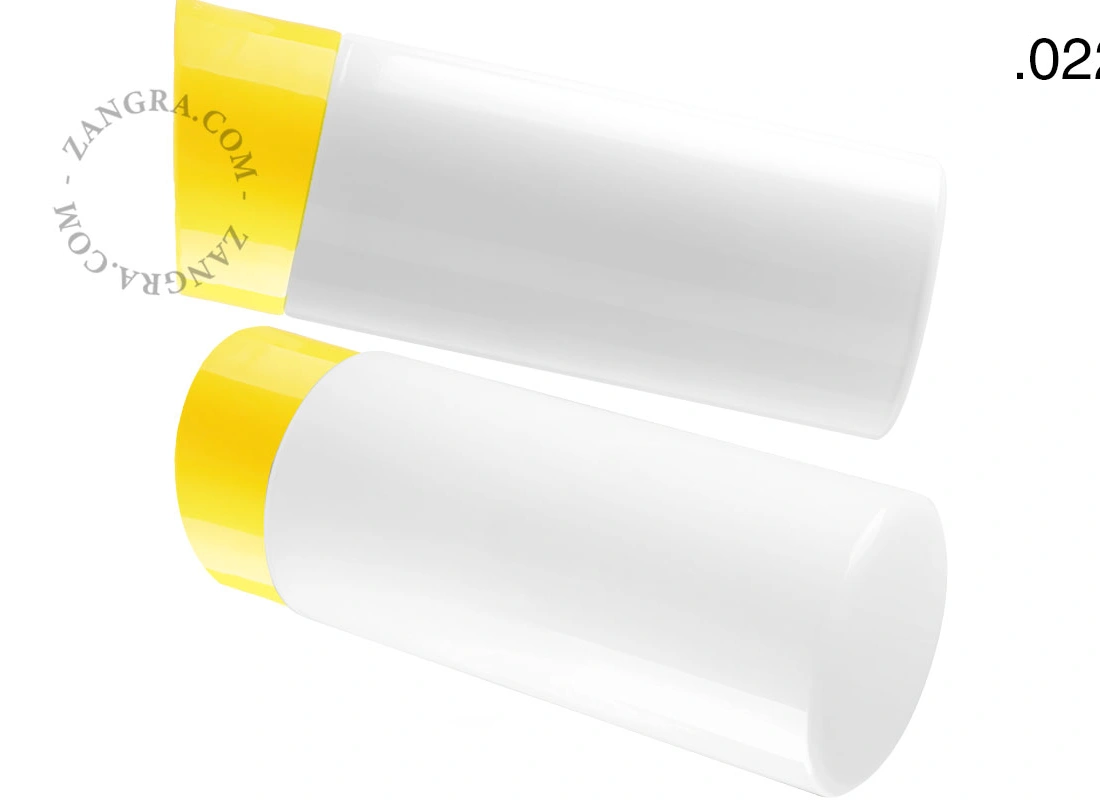 yellow porcelain wall light David - Ø 10 cm