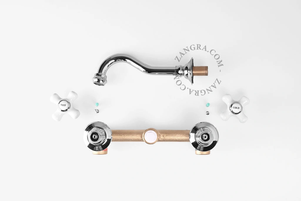 wall-mounted mixer tap Delphin