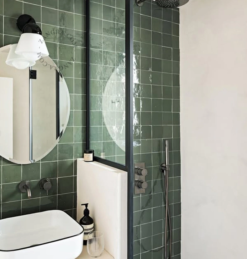 lampa porcelana ze szklanym kloszem