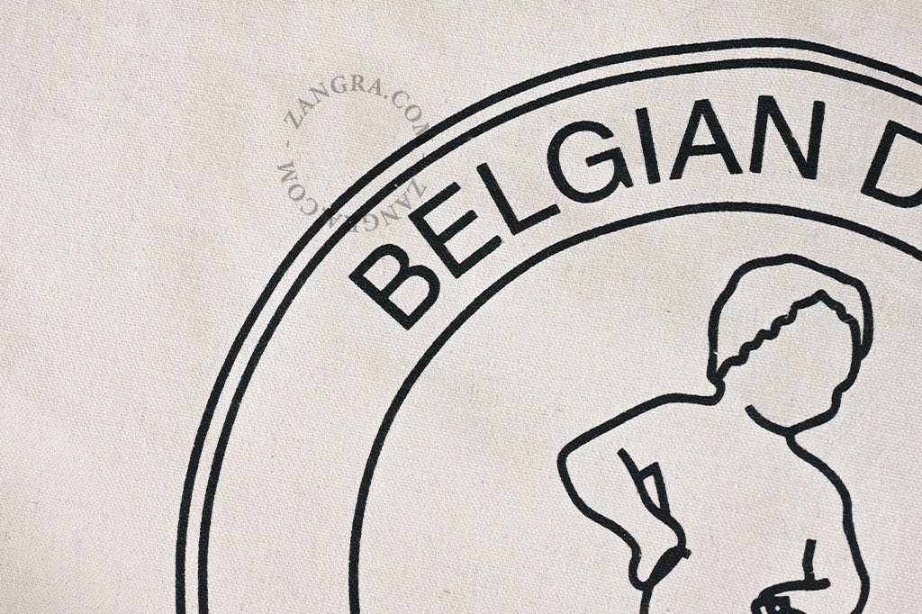 Manneken Pis Tragetasche aus Baumwolle - M