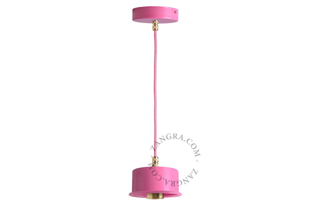 lámpara colgante rosa - Ø 10cm