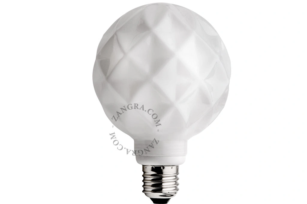 E27 dæmpbar glødetråd LED-pære - opalt glas - konkav - 2700K - 4W