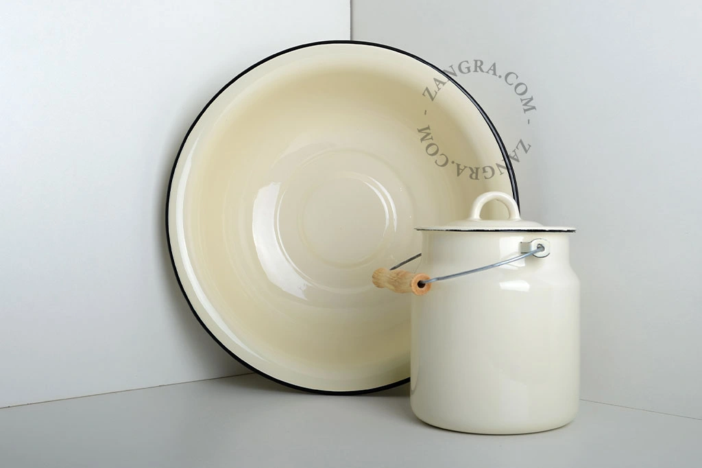 barreño esmaltado Ø 40 cm - menta