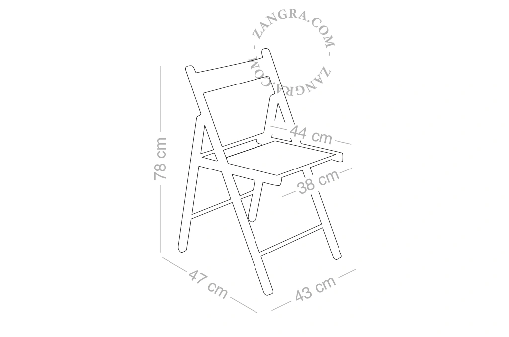 chaises pliantes Babel