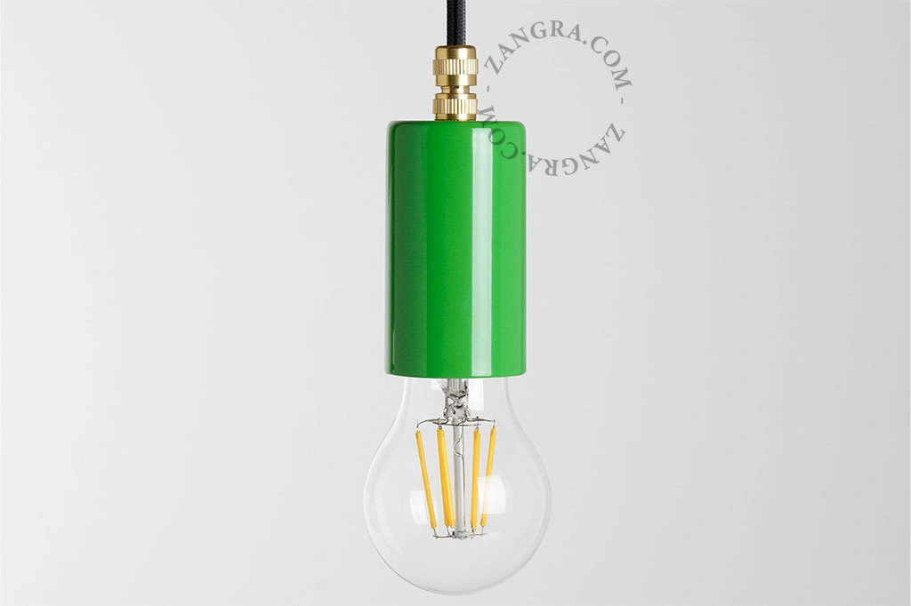 E27 green lamp holder
