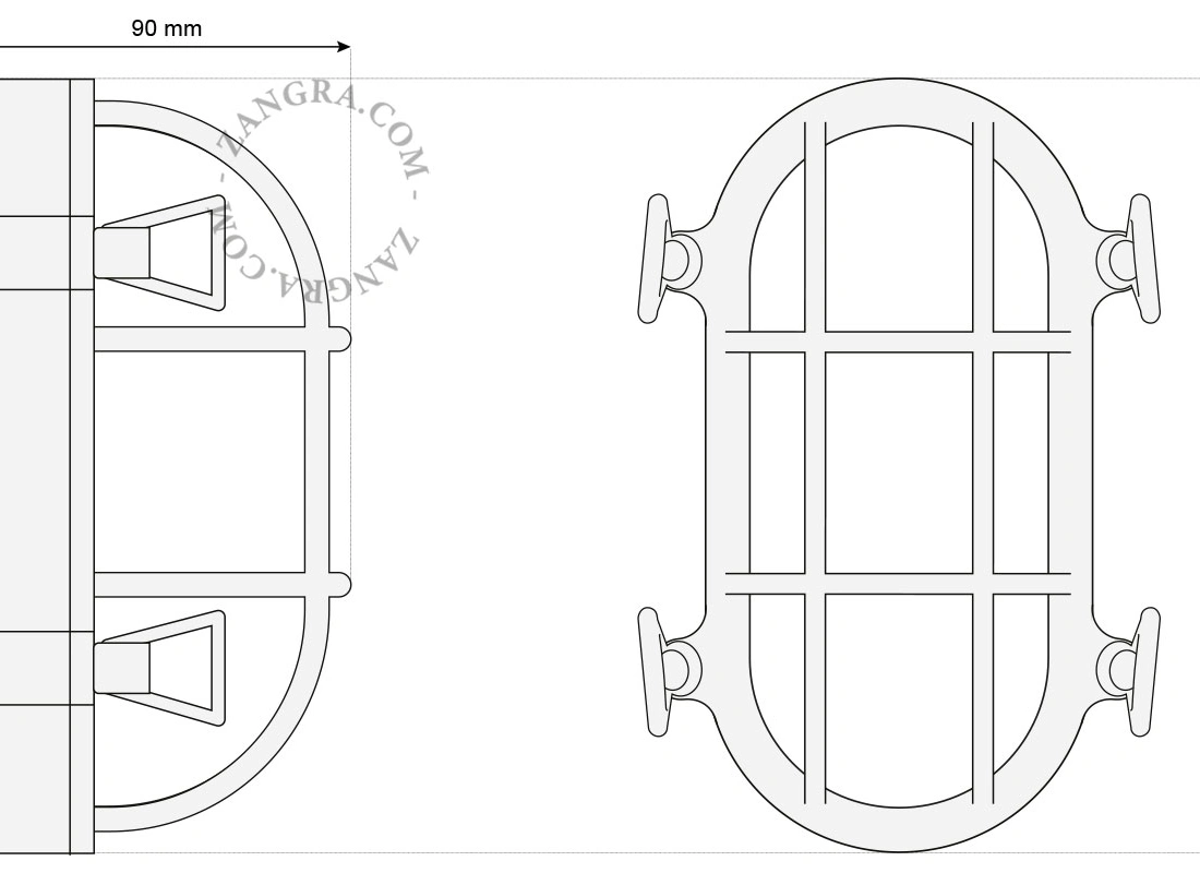 lampe hublot Electra - IP54