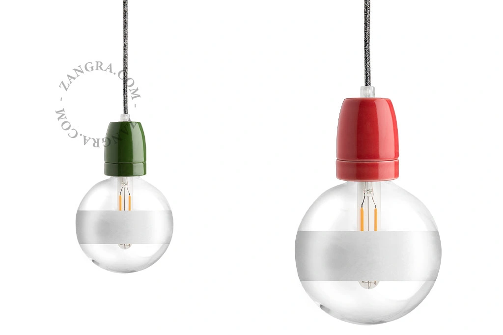 E27 dæmpbar glødetråd LED-pære - matteret og klart glas - 2700K - 4W