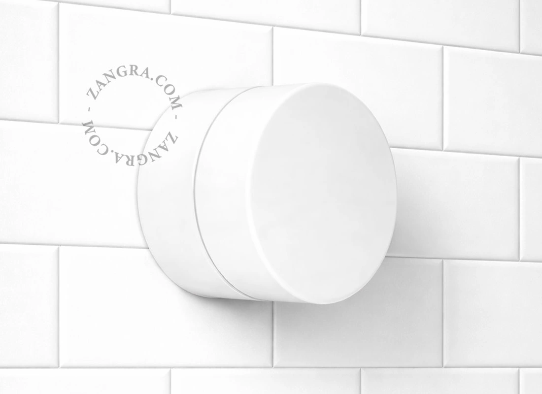 waterdichte armatuur 'Puur Porselein' - Ø 10 cm - IP54